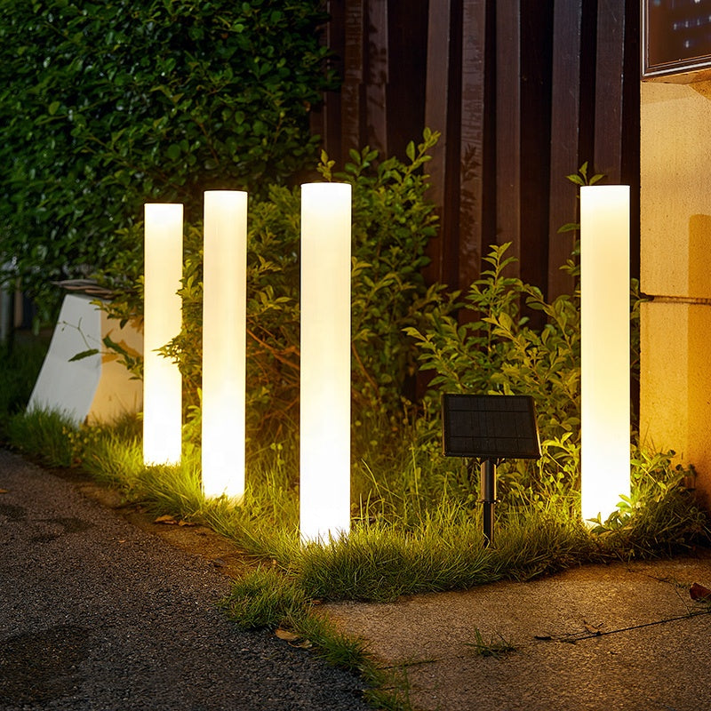 Solar LED Garden Bollard Light