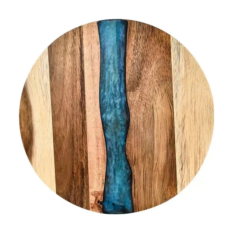 Acacia Wood & Resin Serving Board