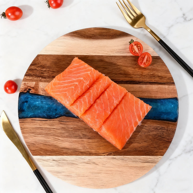 Acacia Wood and Resin Serving Board