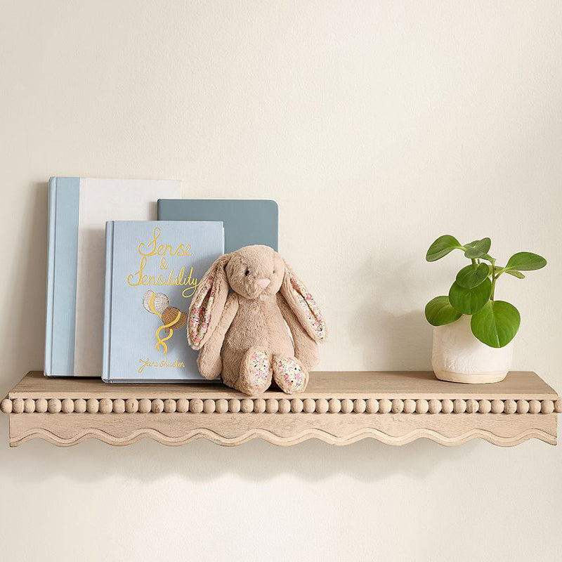 Rustic Solid Wood Floating Shelf