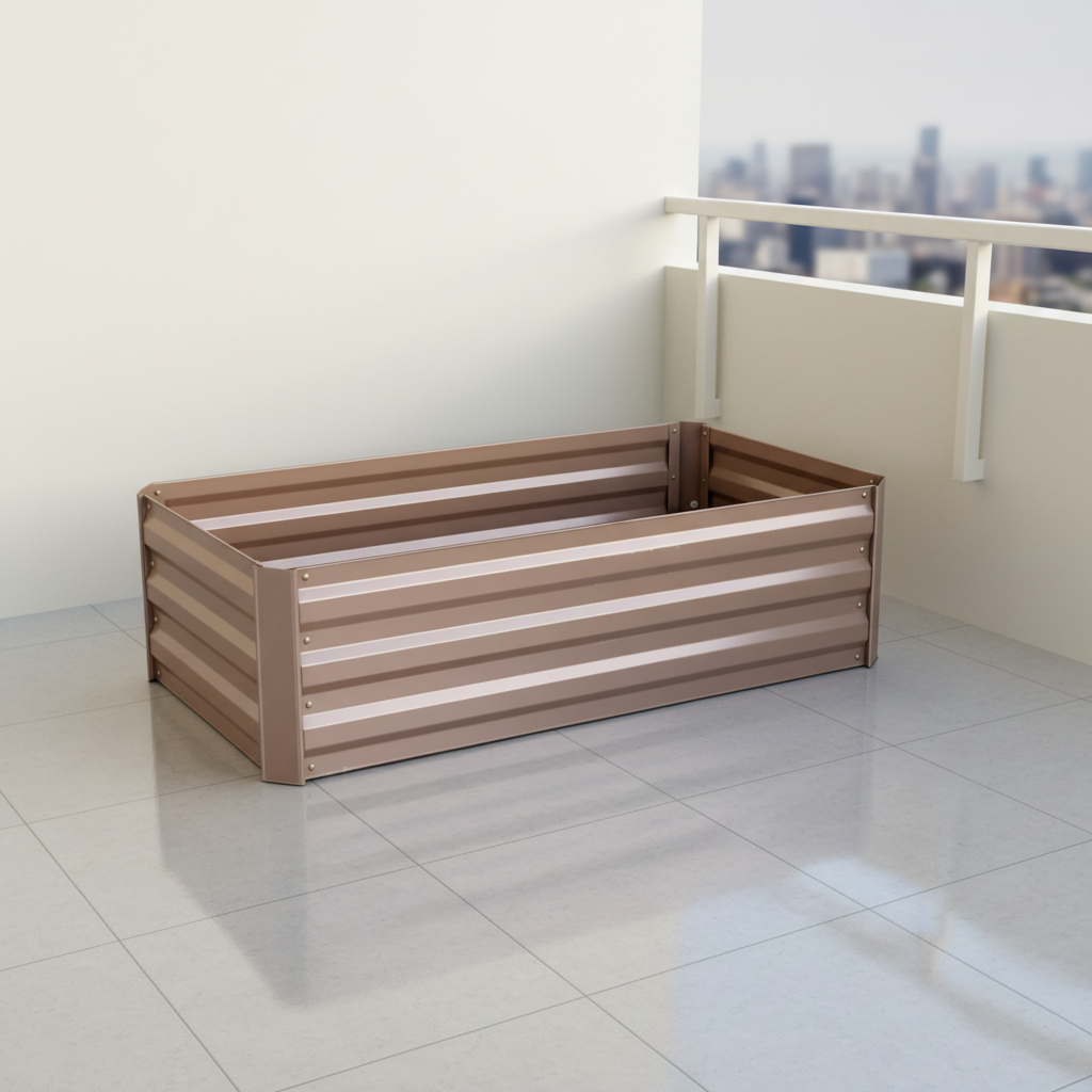 Galvanized Steel Trough Planter