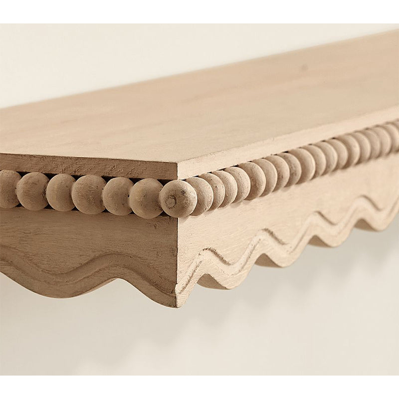 Rustic Solid Wood Floating Shelf