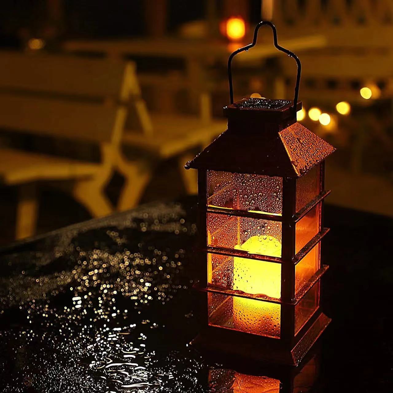 Solar Flickering Flame Lantern